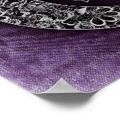 Decoratieve maan en sterren poster (Hoek)