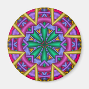 Decoratieve Mandala Fun magneet