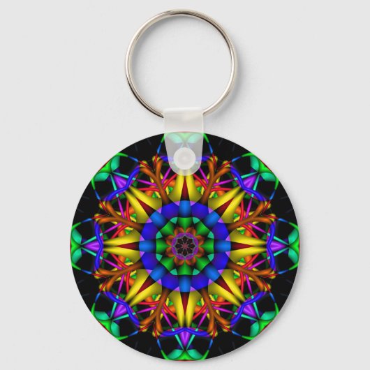 Decoratieve Mandala Sleutelhanger (Voorkant)