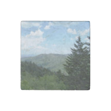 Decoratieve marmeren steen magneet berg