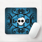 Decoratieve meisjesschedel muismat (Met muis)