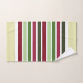 Decoratieve Mint Groen en Crème Bad Handdoek (Handdoek)