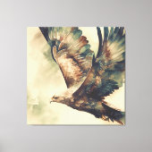 Decoratieve moderne adelaar canvas afdruk (Voorkant)