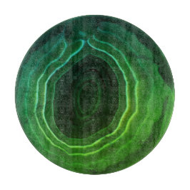 Decoratieve moderne groene trendy ongebruikelijk snijplank