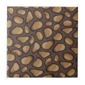 Decoratieve moderne leuke hand getekende stenen Br Tegeltje (Voorkant)