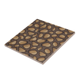 Decoratieve moderne leuke hand getekende stenen Br Tegeltje