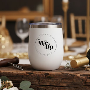 Decoratieve moderne trouw- 'We Do' ID887