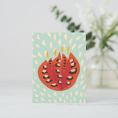 Decoratieve Mooie Abstracte Tulp Briefkaart (Staand voorkant)