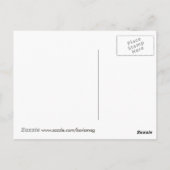 Decoratieve Mooie Abstracte Tulp Briefkaart (Achterkant)