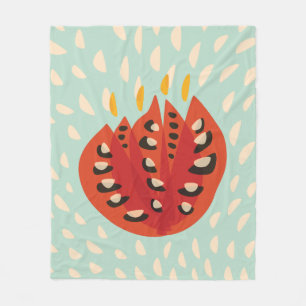 Decoratieve Mooie Abstracte Tulp Fleece Deken