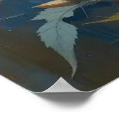 Decoratieve muurkunst - Bloemenolieverfschilderij Poster (Hoek)