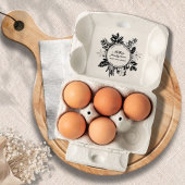 Decoratieve Myrtle  Egg Carton Stempel