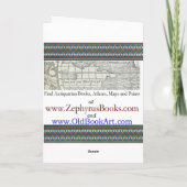 Decoratieve notitie Kaart Border Sjabloon (Achterkant)