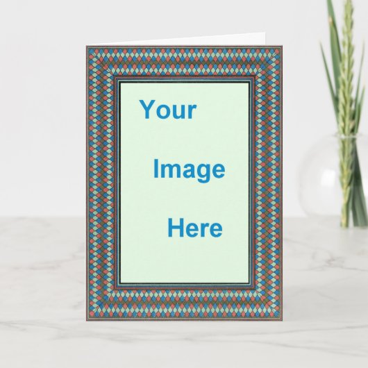 Decoratieve notitie Kaart Border Sjabloon (Voorkant)
