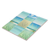 Decoratieve oceaanband tegeltje (Zijkant)