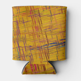 Decoratieve olieverfschilderij: dynamische kunst blikjeskoeler