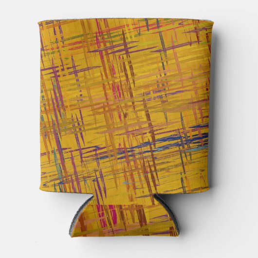 Decoratieve olieverfschilderij: dynamische kunst blikjeskoeler (Voorkant)