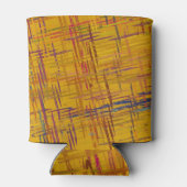 Decoratieve olieverfschilderij: dynamische kunst blikjeskoeler (Achterkant)