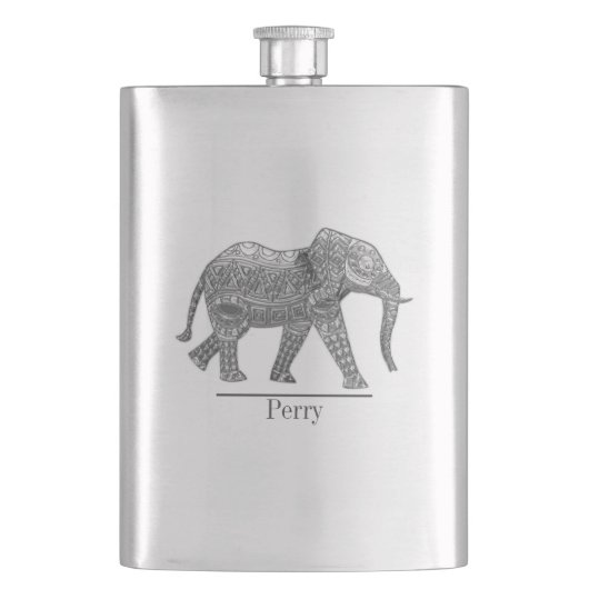 Decoratieve olifant op maat flacon (Voorkant)