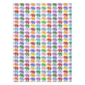 Decoratieve olifanten tafelkleed (Voorkant)