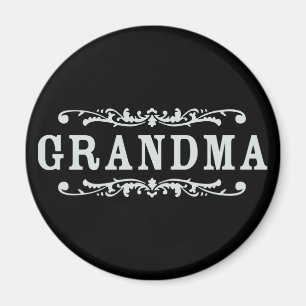 Decoratieve oma magneet
