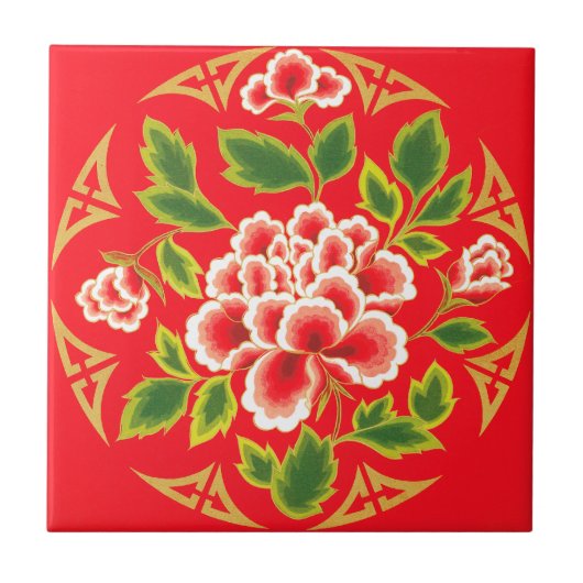  decoratieve ontwerpstapel tegeltje (Voorkant)