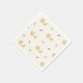 Decoratieve Oranje Slice Print servetten (Hoek)