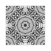 Decoratieve ornament stempel (Afrduk)