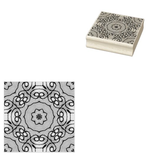 Decoratieve ornament stempel (Gestempeld)