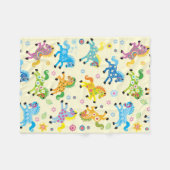 decoratieve paarden fleece deken (Voorkant (Horizontaal))