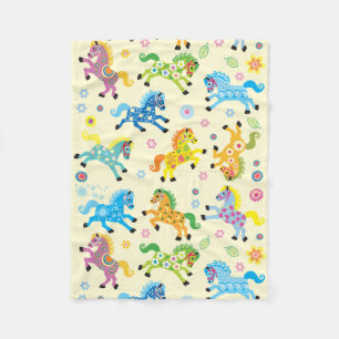 decoratieve paarden fleece deken