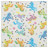 decoratieve paarden stof (Swatch)