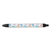 decoratieve paarden zwarte inkt pen (Voorkant)