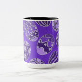 Decoratieve Paarse paaskoffie-Mok Tweekleurige Koffiemok (Center)