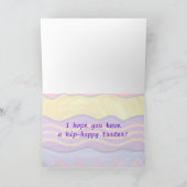 Decoratieve paasbunny-Kaart Feestdagen Kaart (Binnen)