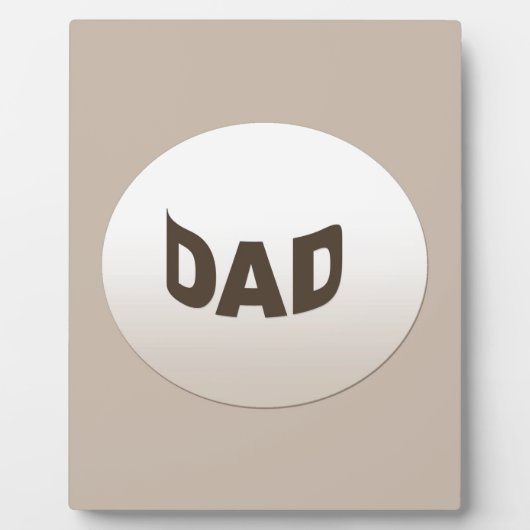 Decoratieve papa fotoplaat (Voorkant)