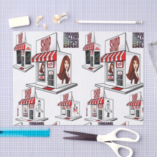 Decoratieve papieren slakken tissuepapier (Craft)