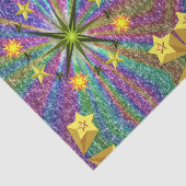 Decoratieve papieren sterren tissuepapier (Detail)