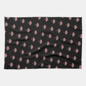 Decoratieve Paraplu's Zwart Theedoek (Horizontaal)