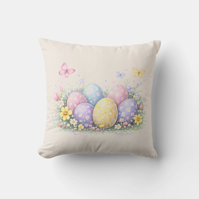 Decoratieve Pasen Eieren Worp Kussen (Voorkant)