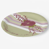 Decoratieve pasta-Borden voor papierstripe Papieren Bordje (Gekanteld)