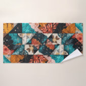Decoratieve patroon badhanddoeken badhanddoek (Badhanddoek)