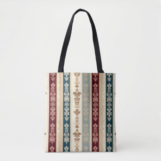 Decoratieve Patroon Canvas tas -  en Elegant (Voorkant)