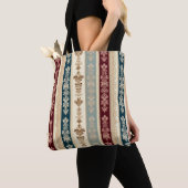 Decoratieve Patroon Canvas tas -  en Elegant (Dichtbij)