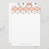 Decoratieve patroonnotitiekaarten notitiekaartje (Voorkant / Achterkant)