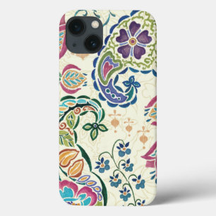Decoratieve Pauw en Kleurrijke Bloemen Case-Mate iPhone Case