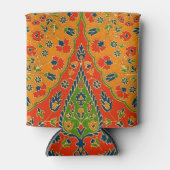 Decoratieve Perzische bloemenprint Blikjeskoeler (Voorkant)