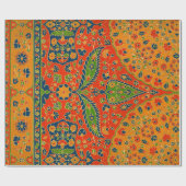 Decoratieve Perzische bloemenprint Cadeaupapier (Vlak)