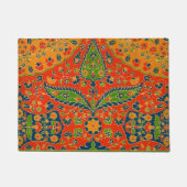 Decoratieve Perzische bloemenprint Deurmat (Voorkant)