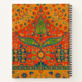 Decoratieve Perzische bloemenprint Notitieboek (Achterkant)